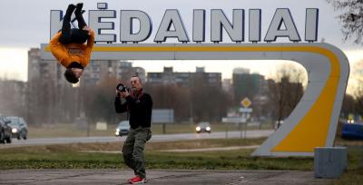 Rooftop free-running through Kėdainiai